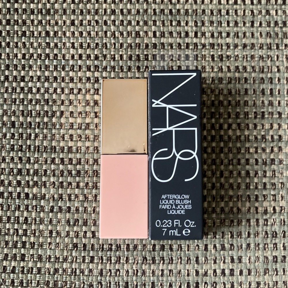 new in box NARS Afterglow Liquid Blush Secret Lover 0.23 oz / 7 mL Full Size
